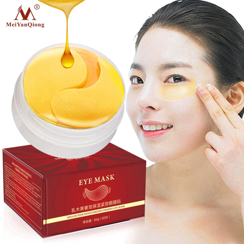 Hộp 60 Miếng Mặt Nạ Mắt MeiYanQiong 84g Chiết Xuất Từ Bơ Hạt Mỡ Và Collagen Dưỡng Ẩm