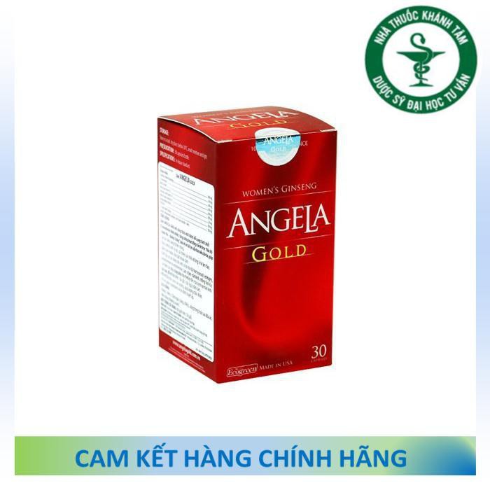 ! ! Sâm ANGELA Gold (Hộp 30 viên) [Angella, agela]