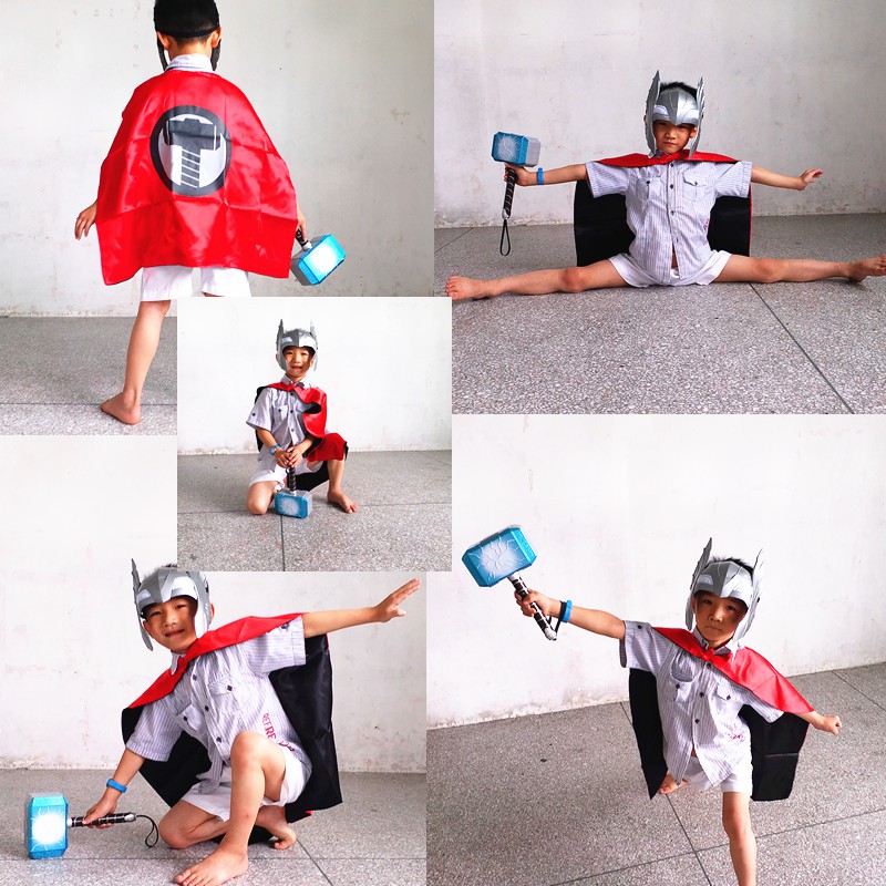 Mô Hình Đồ Chơi Nhân Vật thor Trong marvel avengers Có Đèn led Và Âm Thanh