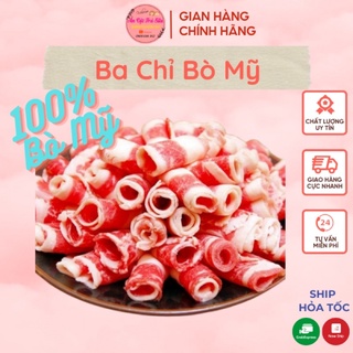 {SHIP HOẢ TỐC HCM} SỈ 1KG BA CHỈ BÒ MỸ NƯỚNG NHÚNG LẨU