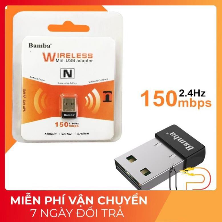 [BH 6 THÁNG] Usb thu wifi BAMBA