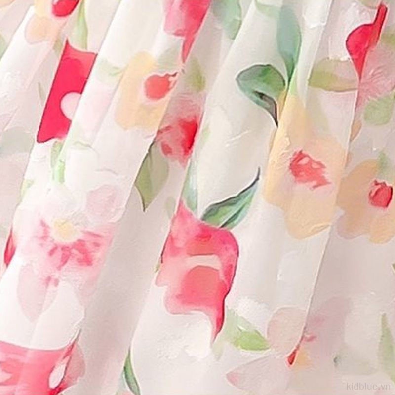 Đầm Công Chúa Vải Voan Ngọt Ngào Thời Trang Cho Bé Gái