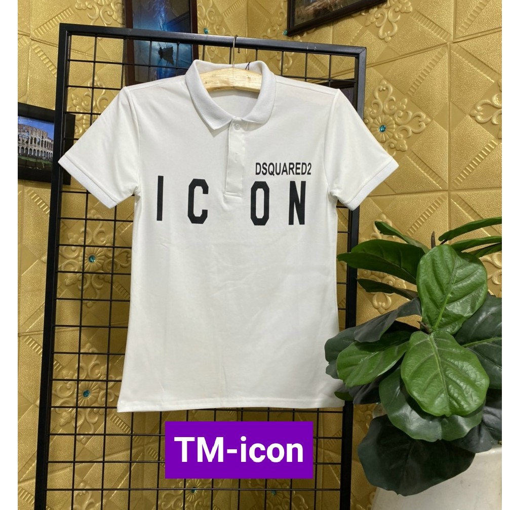 Áo thun nam có cổ coton cao cấp thêu. | BigBuy360 - bigbuy360.vn