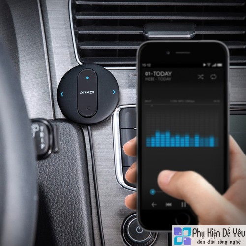 Bộ tiếp nhận Bluetooth rảnh tay trên Ô tô Anker SoundSync Drive