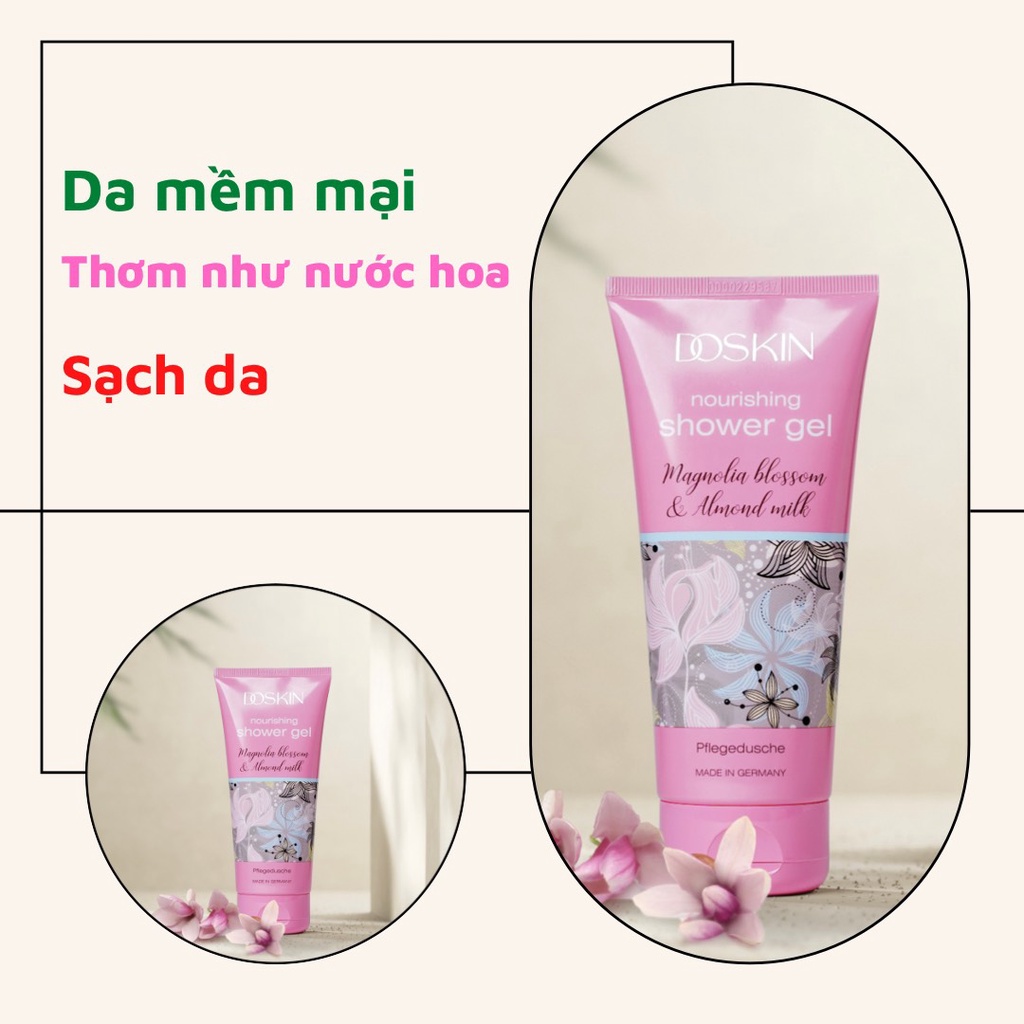 Sữa tắm dưỡng ẩm, sữa tắm mịn da Doskin