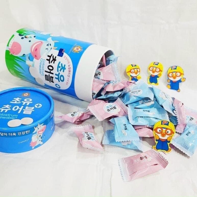 Kẹo sữa non cô đặc bổ sung canxi, men vi sinh nuôi dưỡng hệ tiêu hóa, đường ruột bé yêu