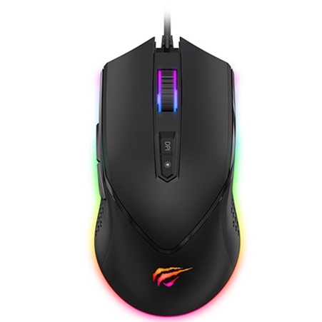 Chuột Gaming Có Dây Havit MS814/ 7 Chế Độ/ 7000DPI / Led RGB/ 20 Triệu Lần Nhấp Chuột - Hàng Chính Hãng