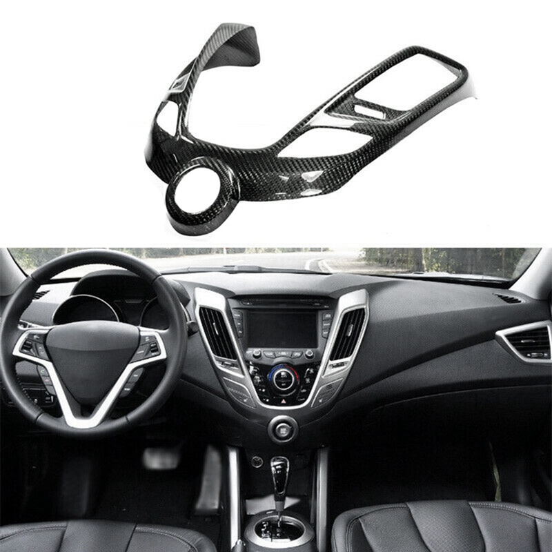 Miếng Dán Trang Trí Lỗ Thông Gió Xe Hơi Bằng Sợi Carbon Cho Hyundai Veloster 2011-2017