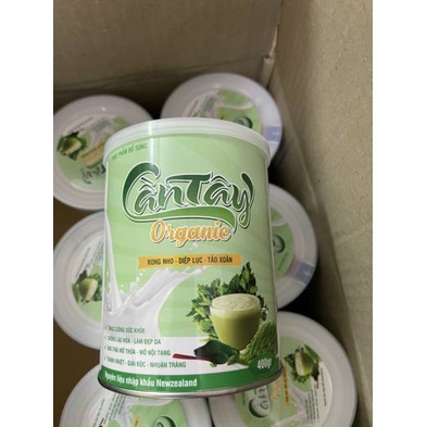 Sữa Cần Tây Rong Nho, Diệp Lục, Tảo Xoắn Organic Nguyên Chất 100% Giảm Béo Giảm Mụn Đẹp Da 400G - DT035