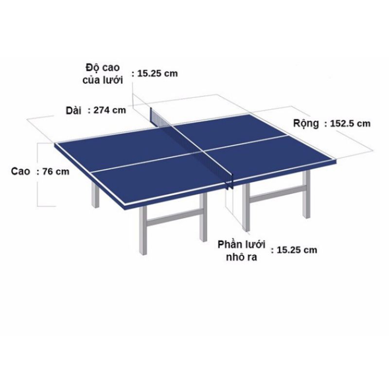 Cọc lưới bóng bàn CIMA (bộ gồm cọc+lưới)
