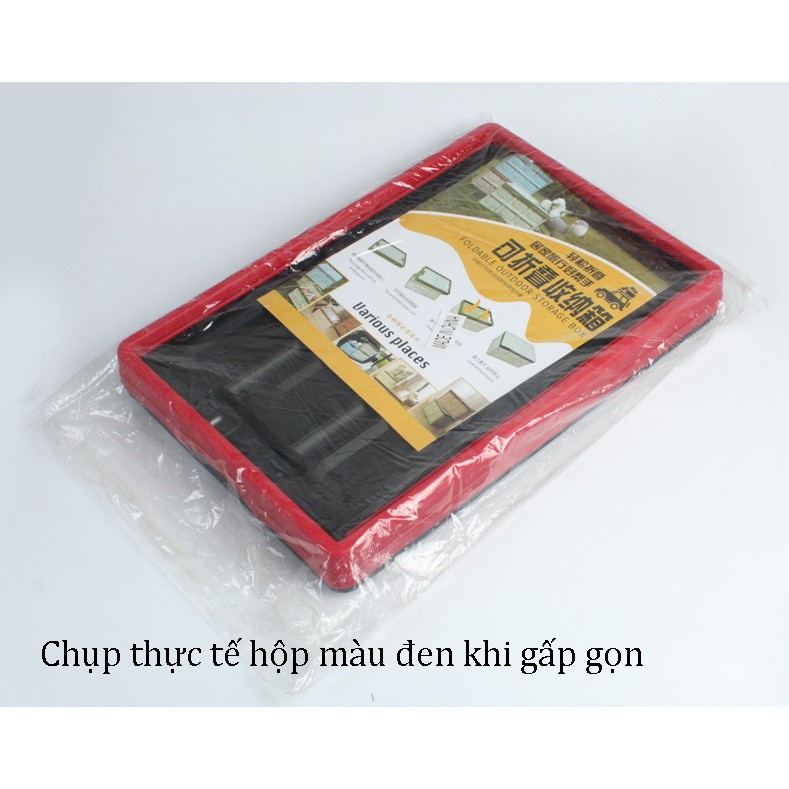 Hộp đựng đồ để cốp xe ô tô có thể gấp gọn dung tích 56 lít