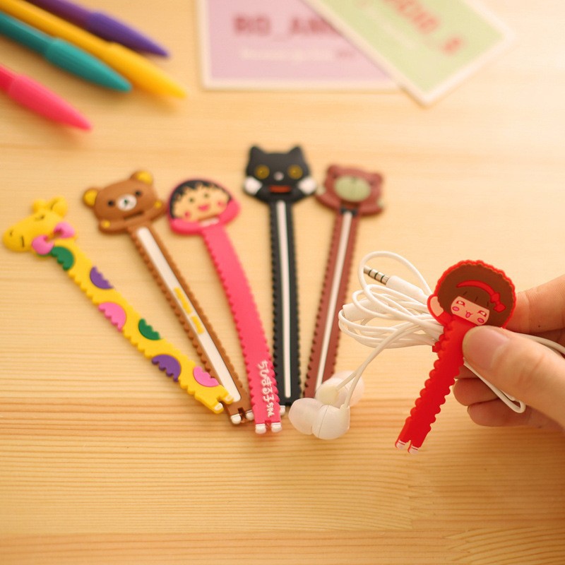 Dây quấn cáp sạc điện thoại, tai nghe hình ngộ nghĩnh Sakura Shop