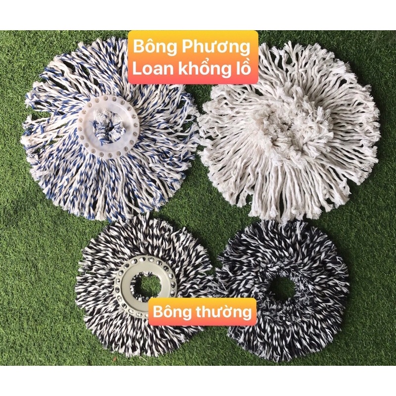 Bông lau nhà 360 bằng chất liệu sợi cotton siêu thấm nước