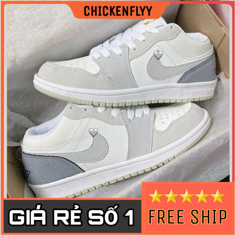 ẢNH THẬT: JD1 NỈ PARIS 2 MÀU HOT Giày Thể Thao Nữ/Giày Thể Thao Nam/Giày Sneaker/GÀ BAY