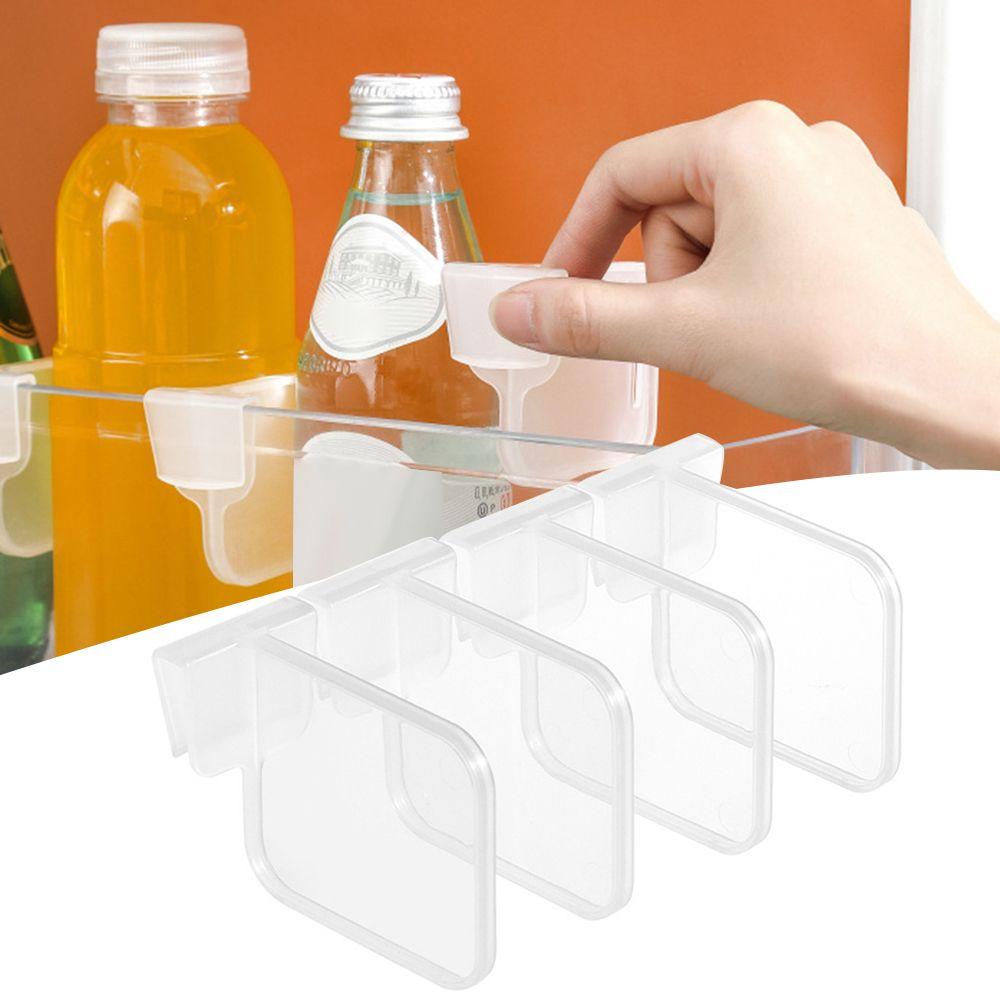 CONOPERY Giá Đỡ Phân Chia Thức Ăn / Mỹ Phẩm Phân Ngăn Tủ Lạnh Bằng Nhựa Tiện Lợi