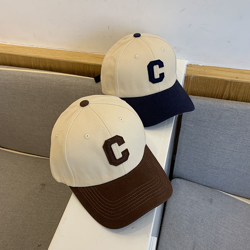 Mũ lưỡi trai chống nắng thêu chữ phong cách hip hop Hàn Quốc cho nam và nữ