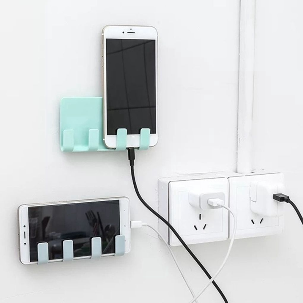 1 Miếng Dán Tường Giữ Điện Thoại Khi Sạc, Chìa Khóa Giá Đỡ