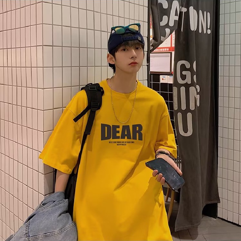 Áo Thun Tay Ngắn Dáng Rộng In Họa Tiết Phong Cách Hip Hop Thời Trang Mùa Hè Cho Nam Và Nữ size M-8XL