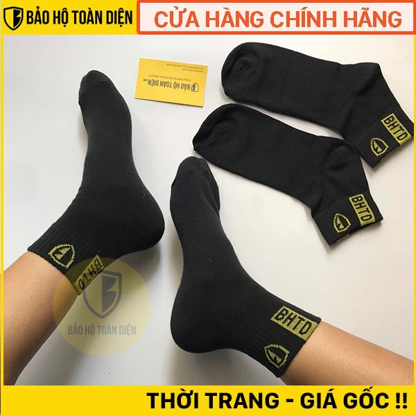 Vớ/ tất trơn nam cổ trung cotton | Hàng chuẩn Việt Nam xuất khẩu