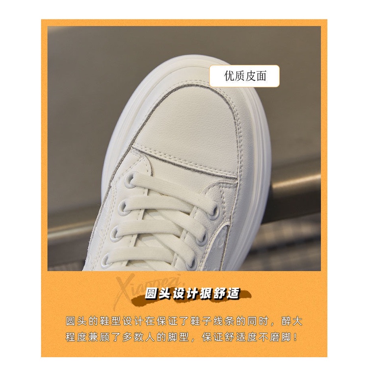 🌈 Giày Thể Thao Tăng Chiều Cao 10CM Chất Liệu Da Thời Trang Mùa Xuân  Cho Nữ