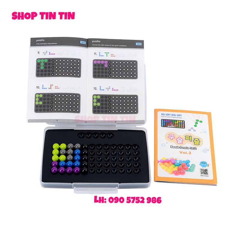 Đồ chơi đố trí viên bi IQ Puzzlia Beads puzzle 5x12