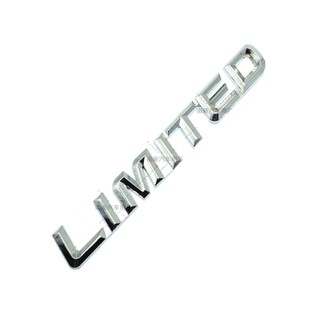 Decal chữ kim loại limited, chi tiết nhỏ, khẳng định đẳng cấp xe bạn