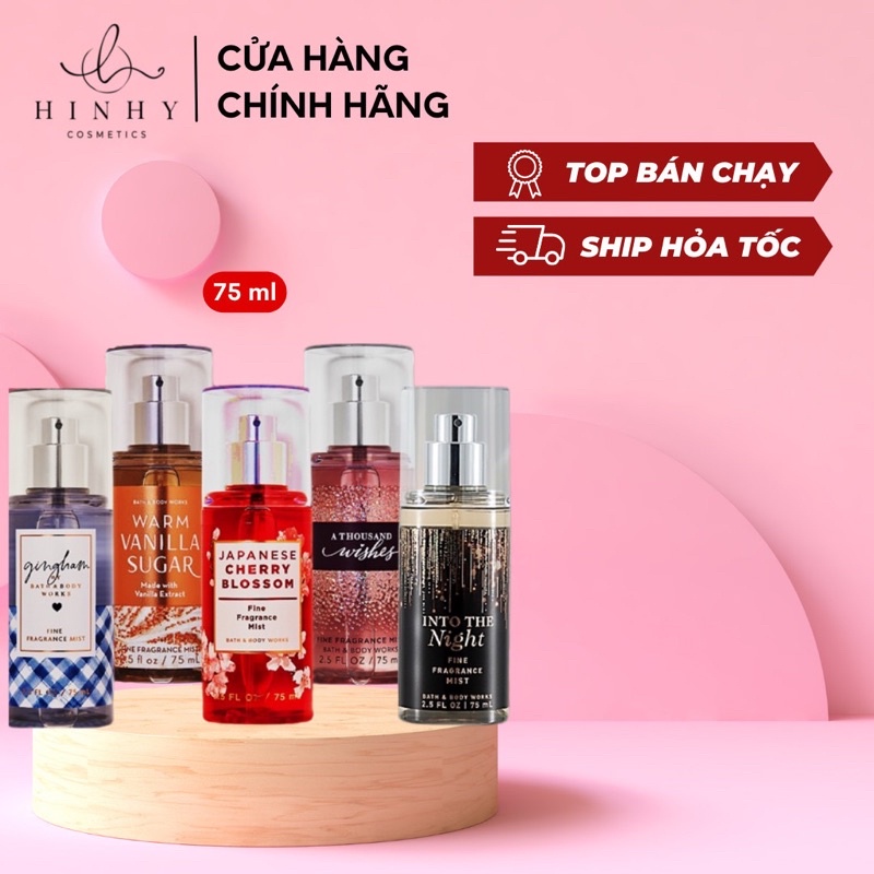 Xịt thơm body mist Bath & Body Works 236ml