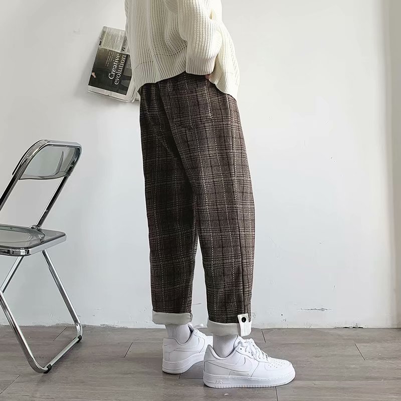 Quần họa tiết kẻ ca rô năng động trẻ trung cho nam M-2Xl | BigBuy360 - bigbuy360.vn