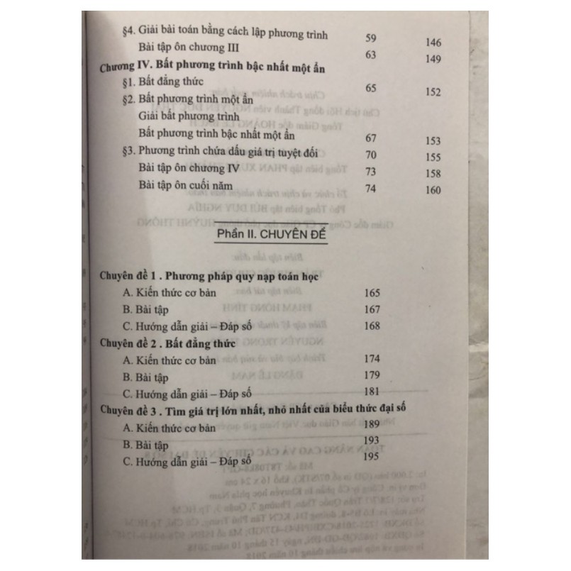 Sách - Toán nâng cao và các chuyên đề Đại Số 8