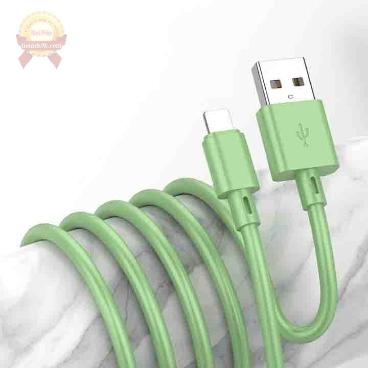 Dây cáp uốn dẻo sạc nhanh QC 3.0 silicon Type C USB dài 1m 3m cho ĐT