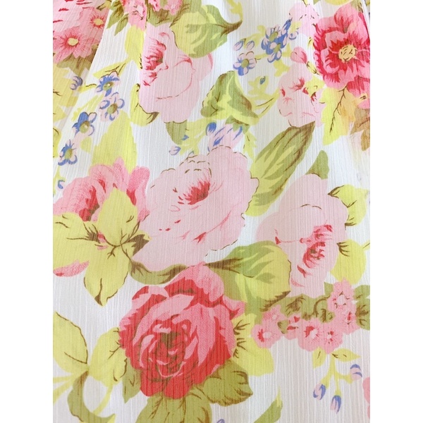 Đầm nhật Liz Lisa tay lỡ in hoa phối ren