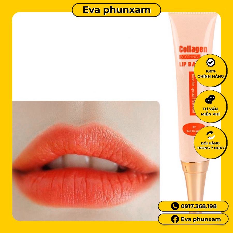 Dưỡng môi collagen kích màu sau xăm