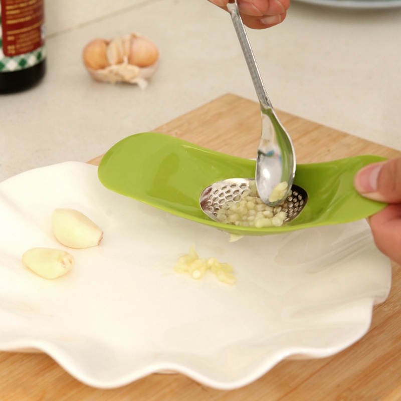1 Dụng Cụ Nghiền Tỏi Bằng Nhựa Nhiều Màu Sắc