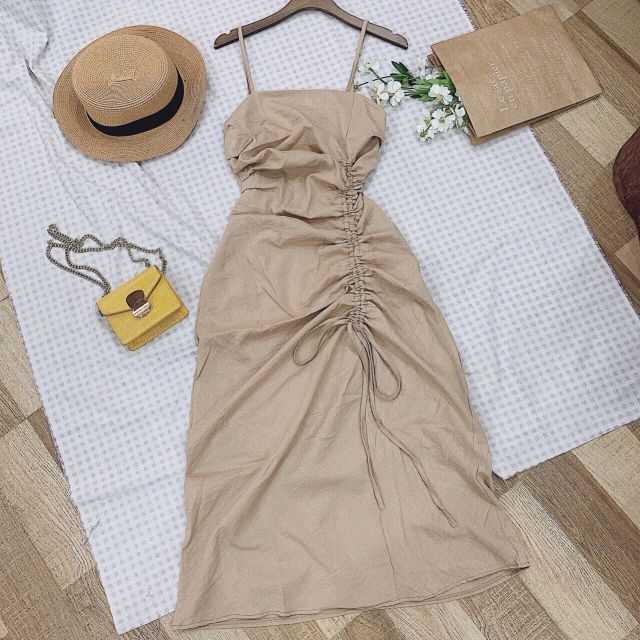 [VIDEO THẬT ] ĐẦM MIDI RÚT HÔNG KÈM 2 MÀU SIÊU SANG 🌸HÀNG SẴN | BigBuy360 - bigbuy360.vn