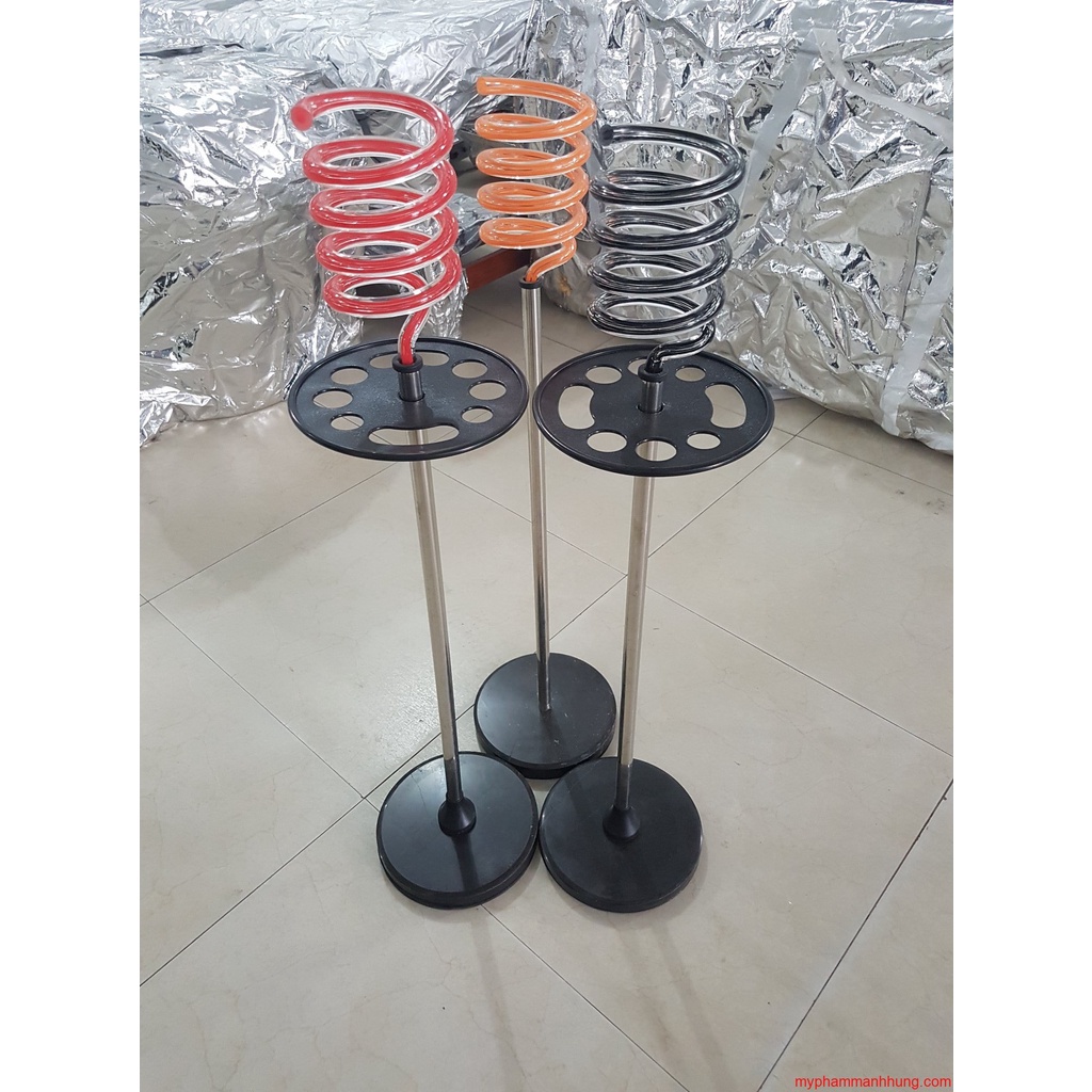 Kệ Lò Xo Cắm Máy Sấy có khay dùng cho Salon tóc