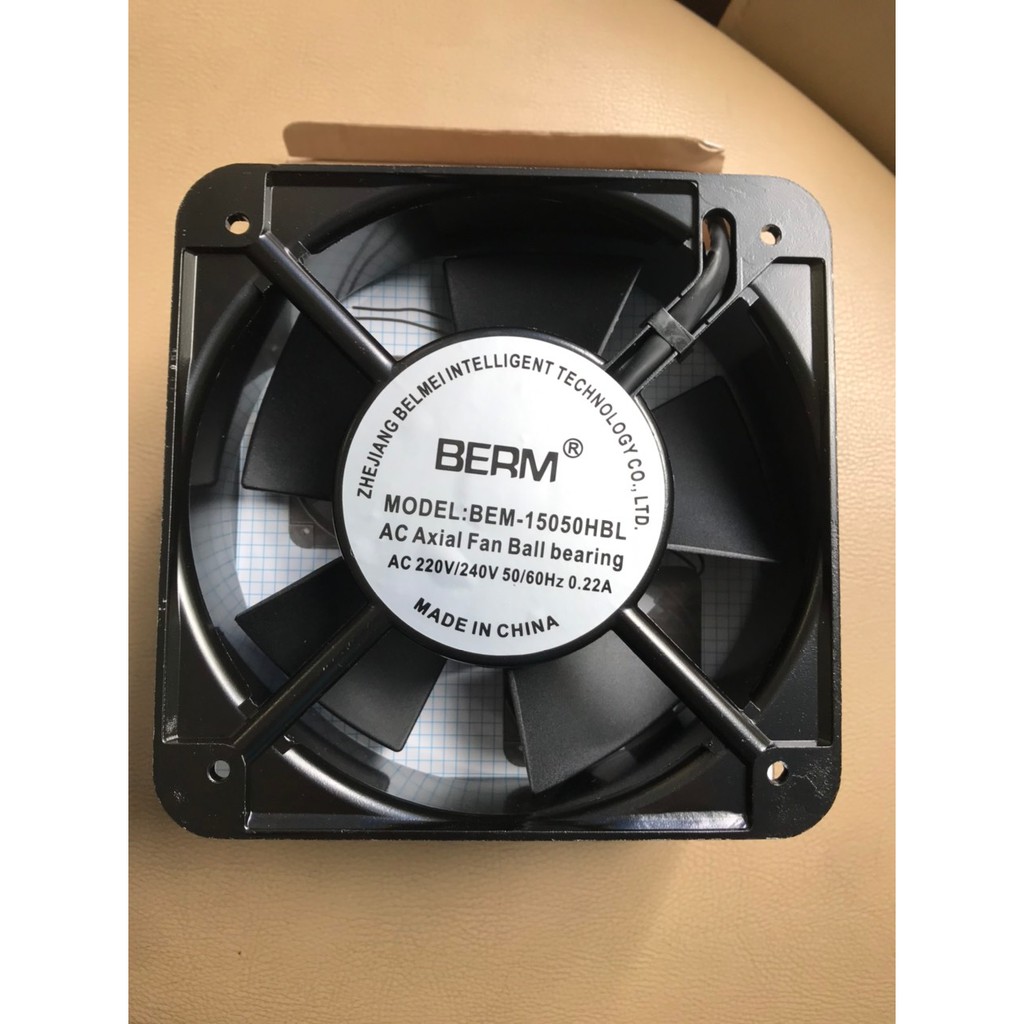 BERM _ quạt thông gió berm 150x150x50 HBL 220v