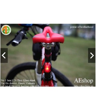 Đèn hậu xe đạp akslen