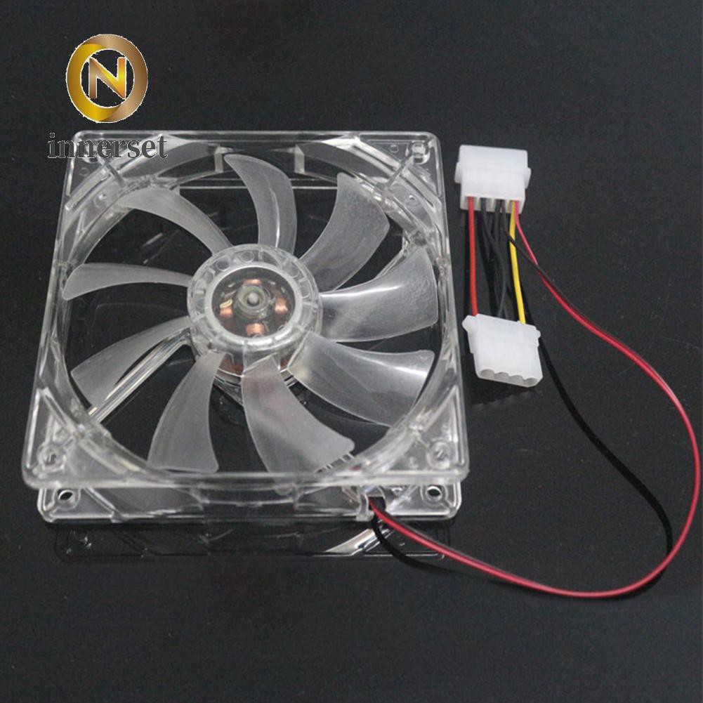 Quạt Tản Nhiệt Có Đèn Led 12v 4pin 12cm 120mm Cho Pc