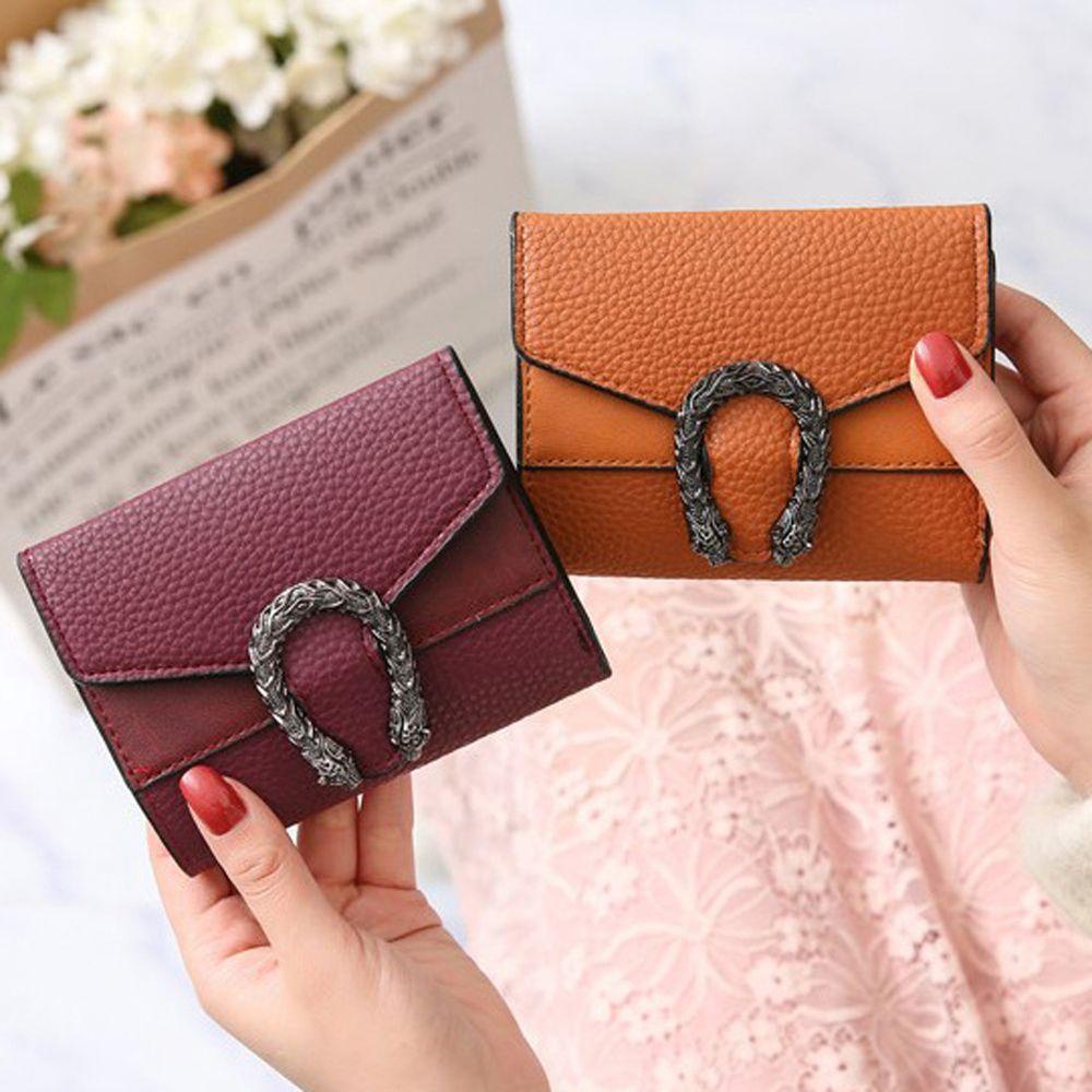 Ví Ngắn Đựng Thẻ ID Và Tiền Xu Nhiều Màu Sắc Dành Cho Nữ