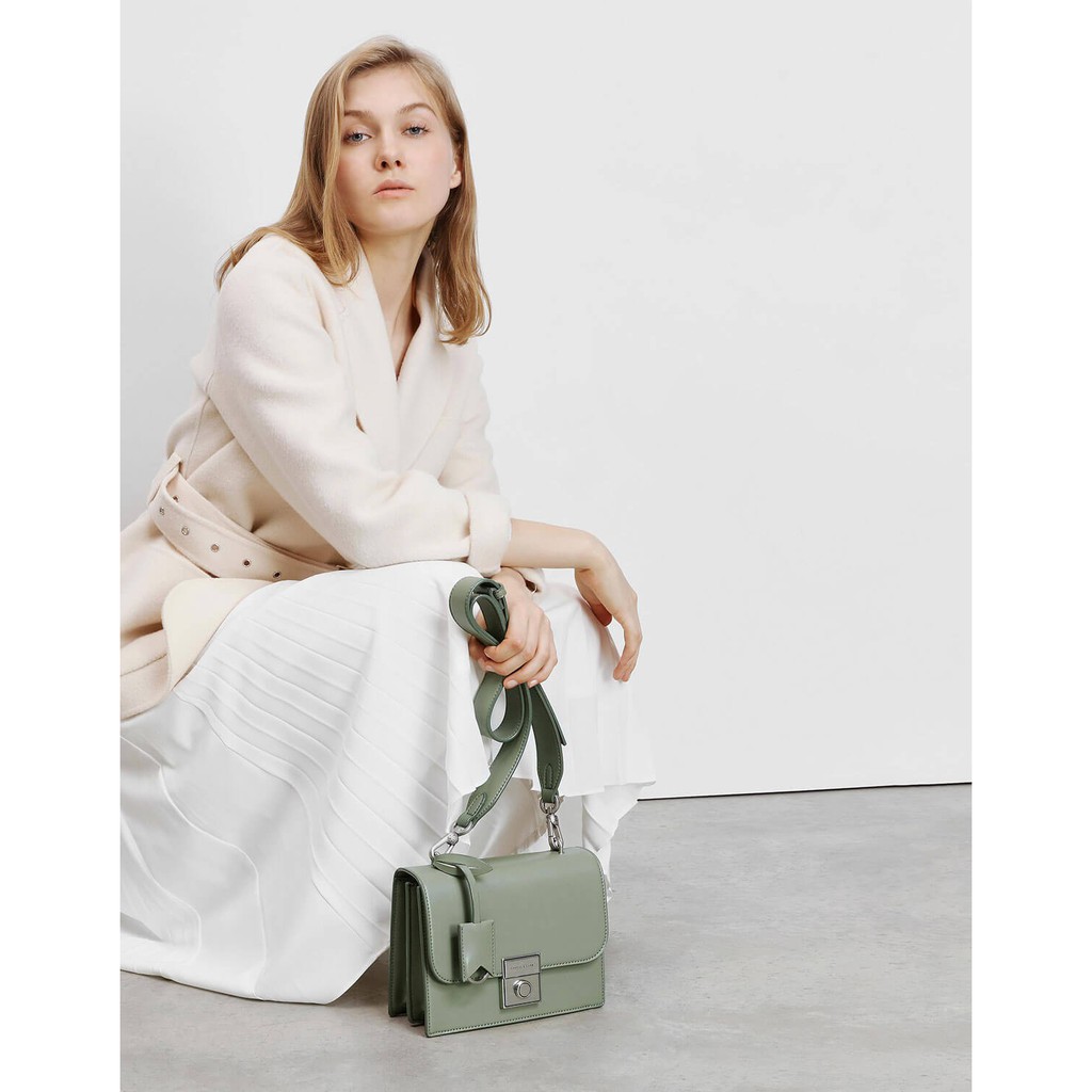 Túi CNK màu xanh rêu CK169