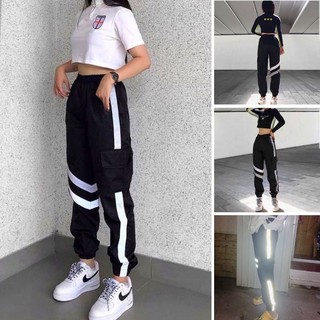 Quần Jogger dù phản quang unisex siêu hot - SP1