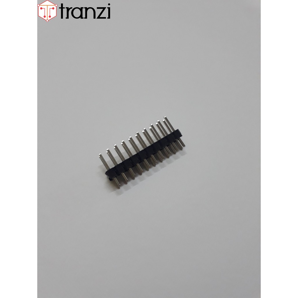 Giăm cắm 2.54mm đôi đực thẳng 2x10P 11.34mm đen – túi 20 cái