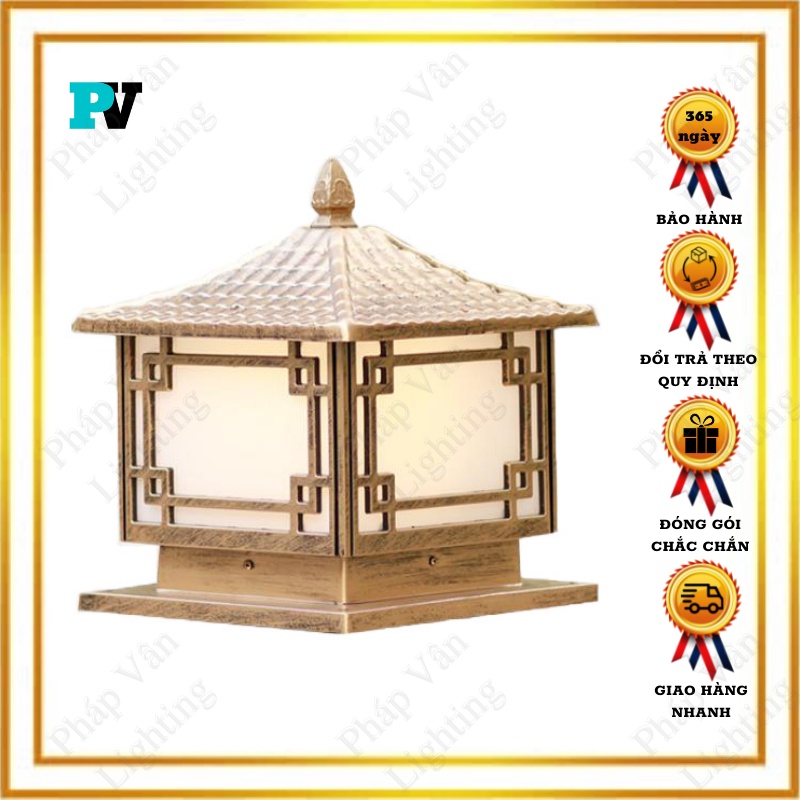 Đèn Trụ Cổng PHÁP VÂN LIGHTING , Đèn Trang Trí Ngoài Trời Chống Nước Phi 200