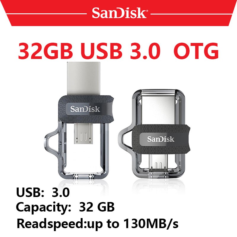 Ổ Cứng Ngoài Sandisk Ultra Dual Drive M3.0 32gb Usb 3.0 Otg