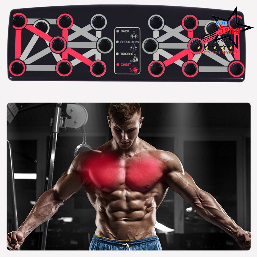 Bàn tập chống đẩy Power Press Push Up tập gym tại nhà giá rẻ⭐ FREESHIP ⭐Dụng cụ tập hít đất đa năng 2021 parallettes