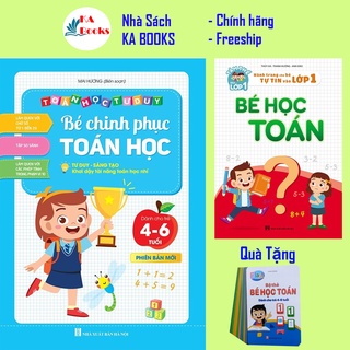 Sách - combo chinh phục toán học & bé học toán 4 - 6 tuổi