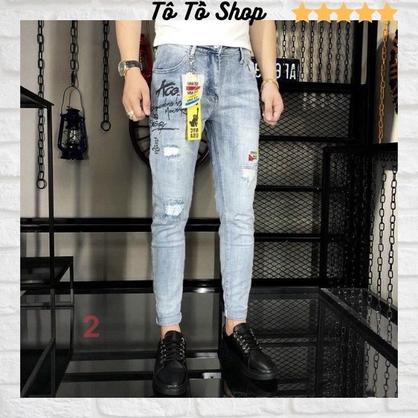 Quần Jean Nam Mẫu Mới ❤️FREESHIP❤️ Quần Bò Nam Chất Liệu Denim Cao Cấp Thời Trang Chuẩn Hàng Shop Tô Tồ Shop - QJNTT33 | BigBuy360 - bigbuy360.vn
