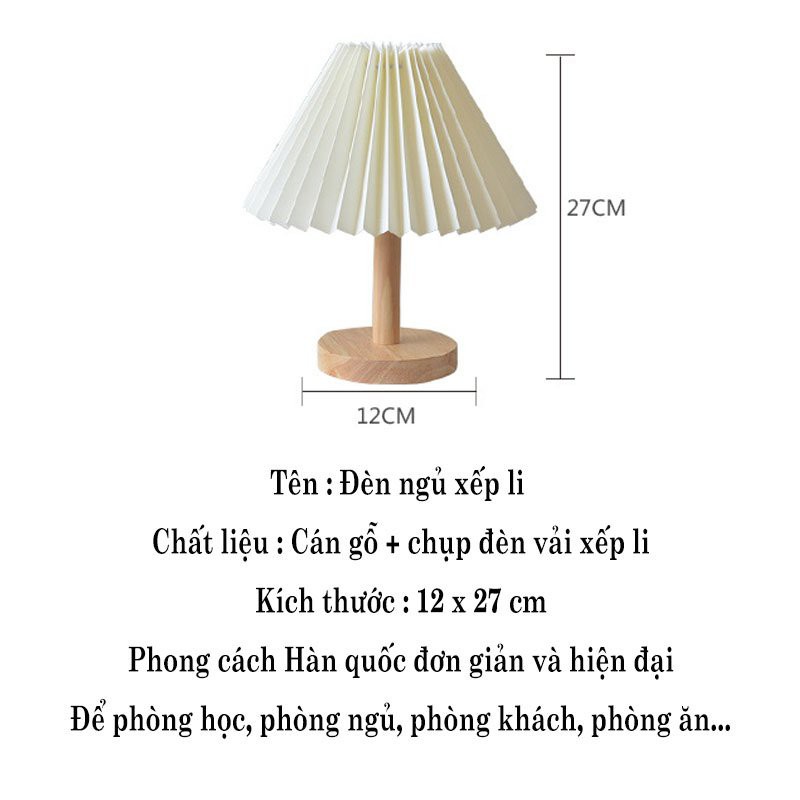 Đèn Ngủ Đèn Ngủ Để Bàn Tab Đầu Giường Decor Phòng Phong Cách Hàn Quốc Sun.z