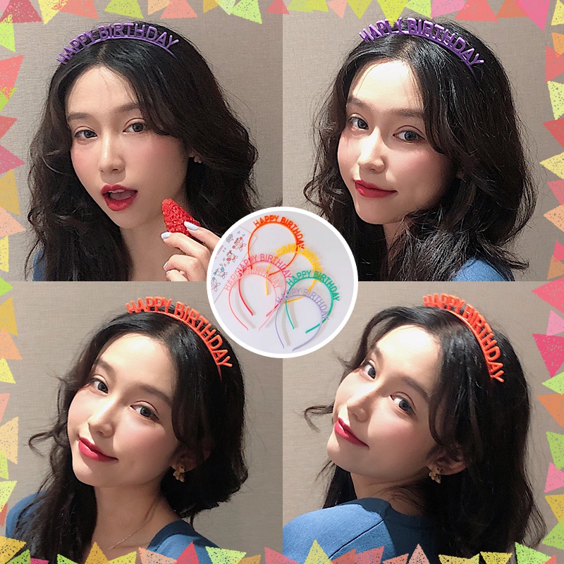 Băng đô dự tiệc hình chữ Happy Birthday