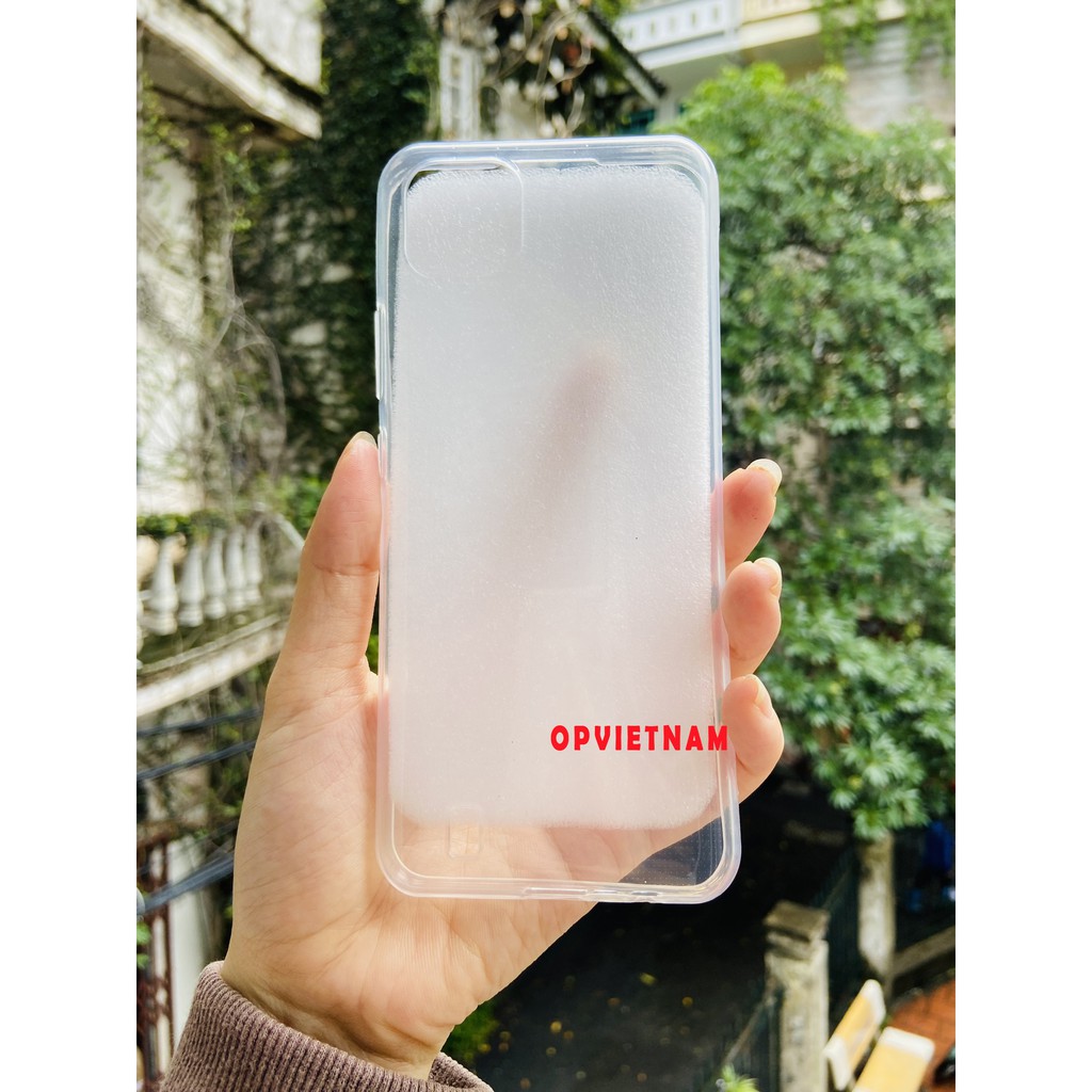ốp realme C20 silicon trong suốt